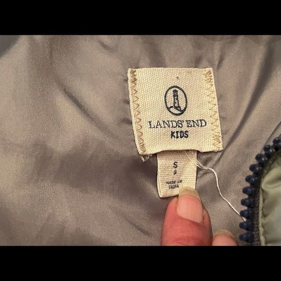 - Lands’ End Kids winter puffer jacket coat - Picture 5 of 8